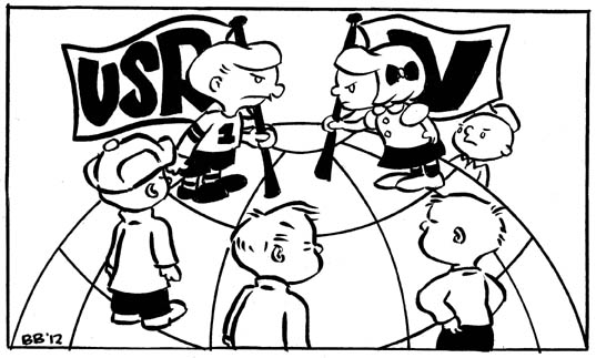 Illustration from Razorcake #69 by Brad Beshaw